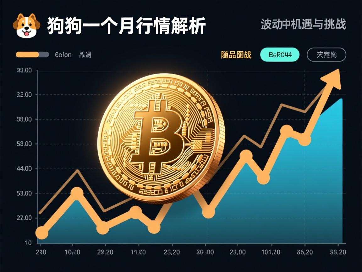 狗狗币一个月行情走势图解析，波动中的机遇与挑战