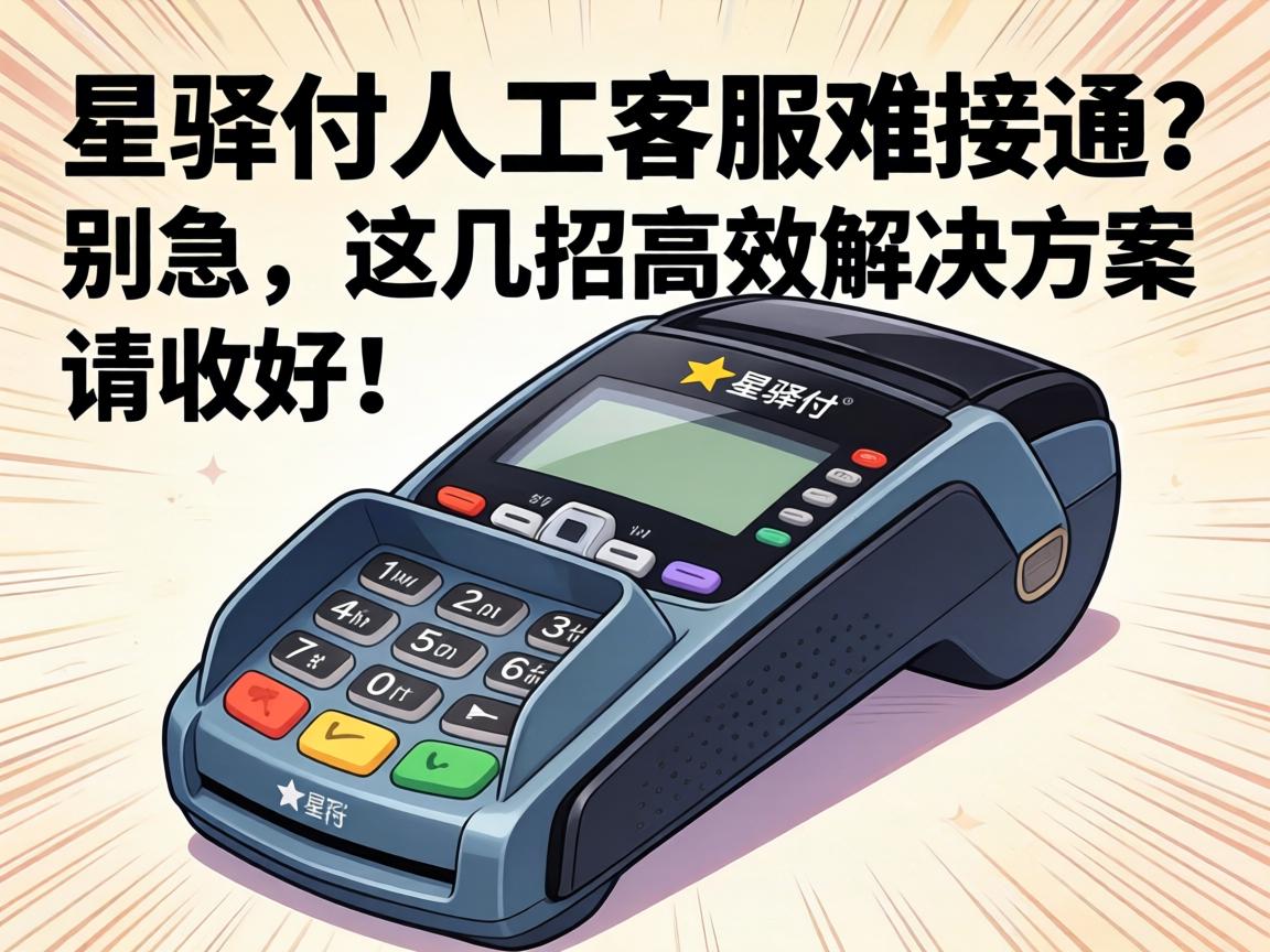 星驿付POS机人工客服难接通?别急,这几招高效解决方案请收好!